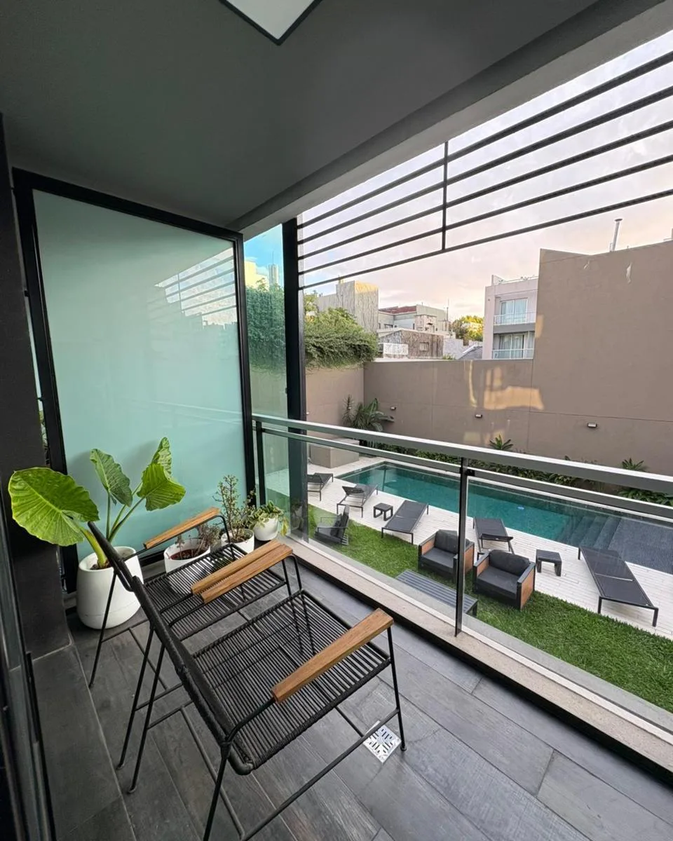 Kitnet de 1 ambiente com varanda em Palermo Hollywood