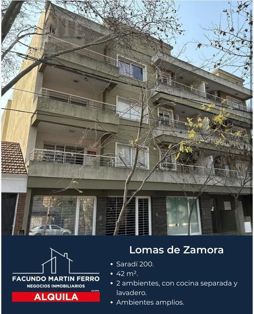 One-bedroom two-room apartment in Lomas de Zamora