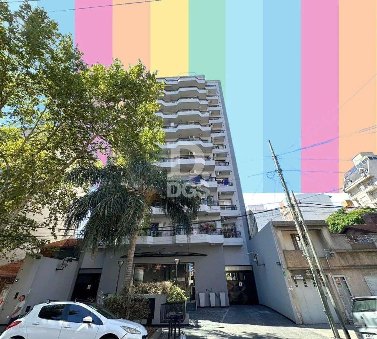 Apartamento de dois ambientes com 1 quarto e vaga de garagem em Lanús Este