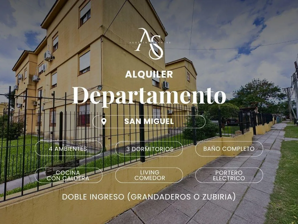 Departamento 4 Ambientes en San Miguel