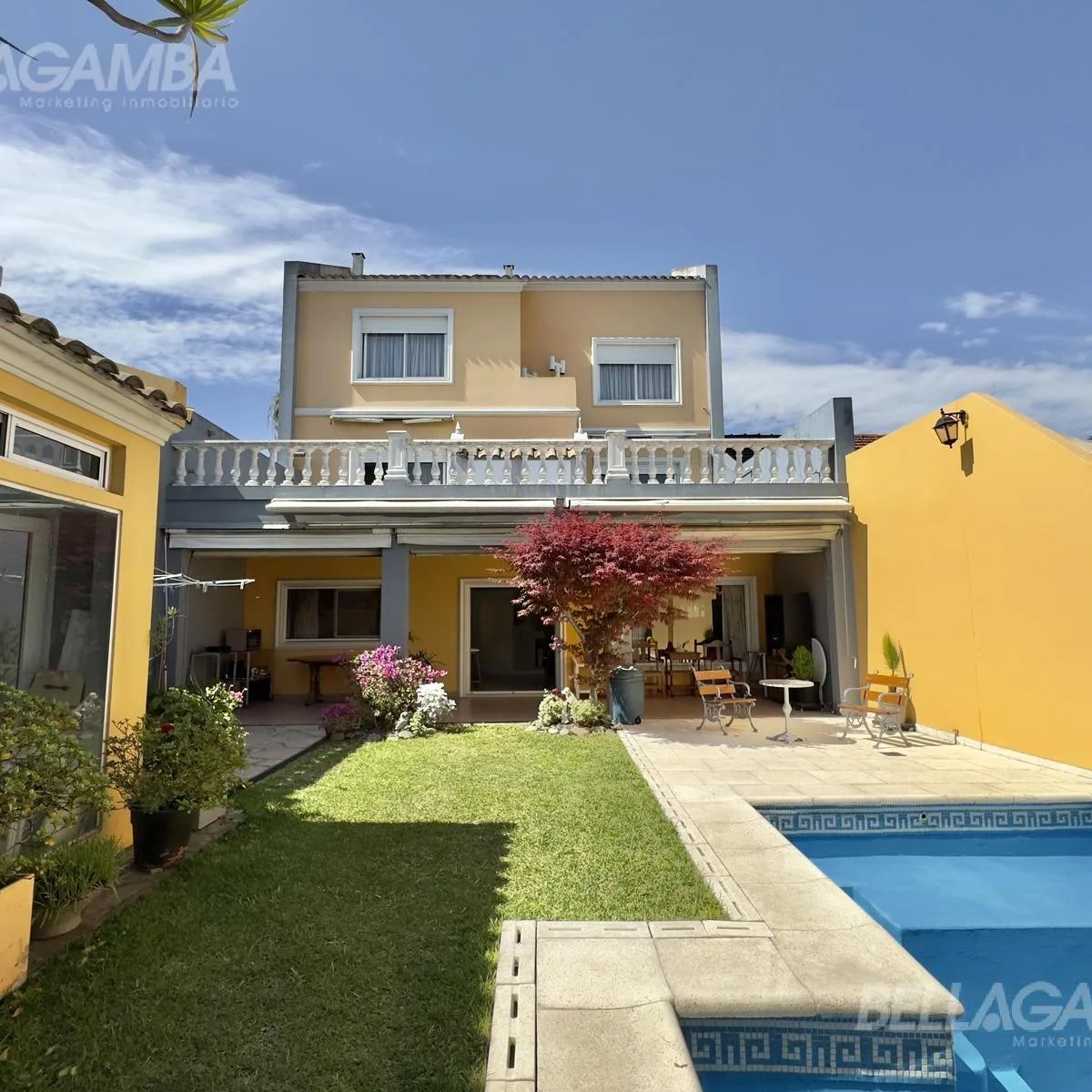 Five-bedroom house with garden and pool in Vicente López