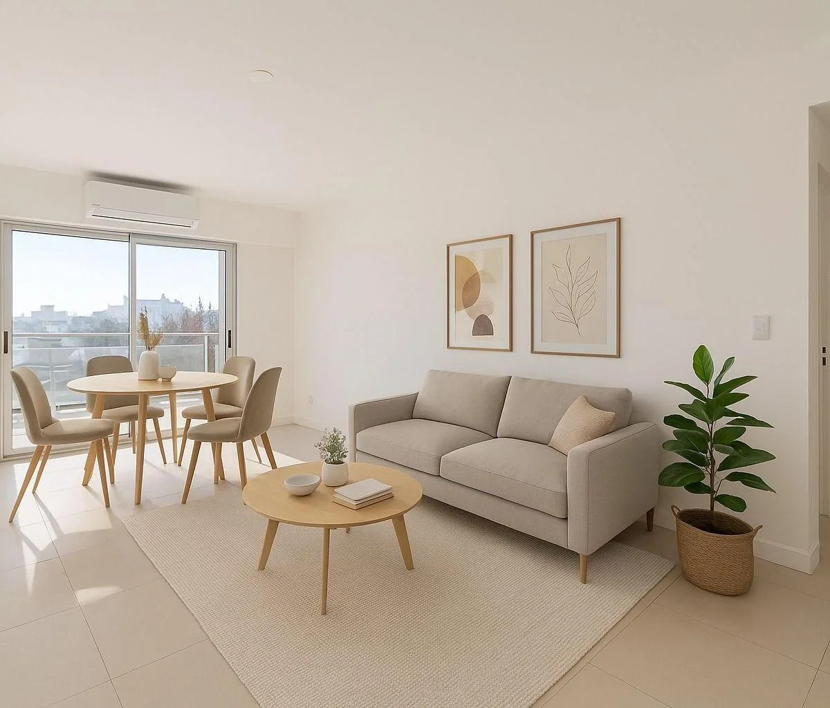 Apartamento de dois quartos novo em Villa Devoto