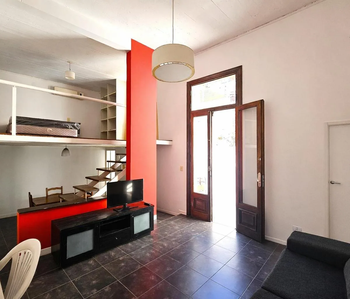 PH loft com 1 quarto, terraço e pátio em San Telmo