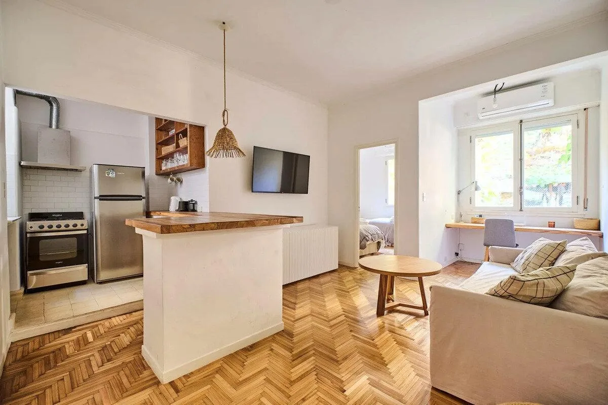 Apartamento de 2 ambientes mobiliado em Recoleta