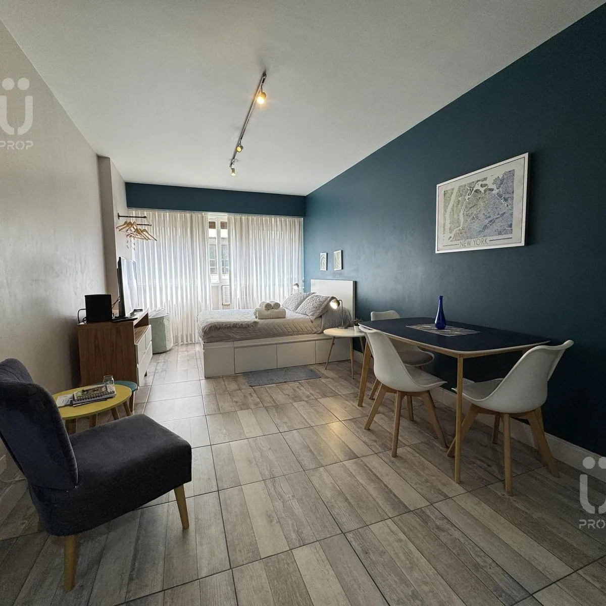 Apartamento de um ambiente mobiliado em San Nicolás