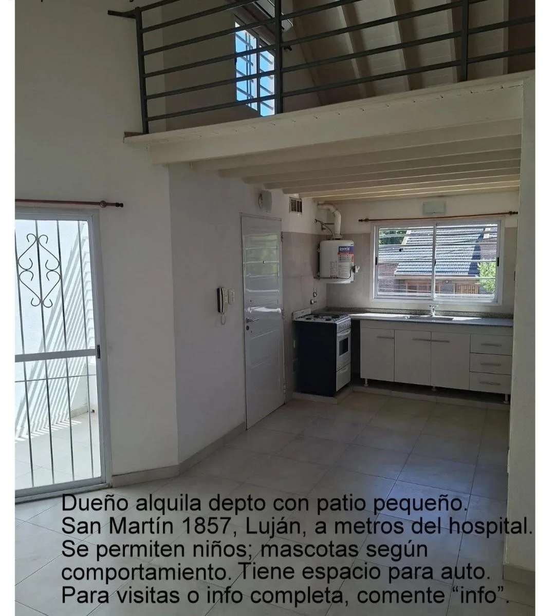 Apartamento tipo loft com 1 quarto em Luján