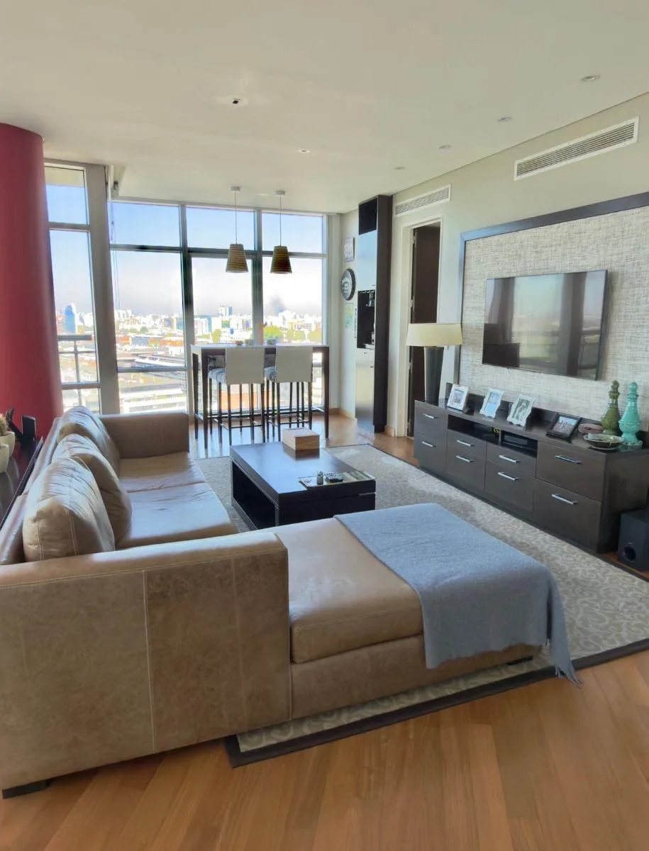Apartamento de 3 ambientes mobiliado em Puerto Madero