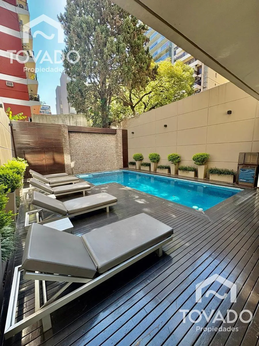 Mobiliado studio em Palermo com varanda