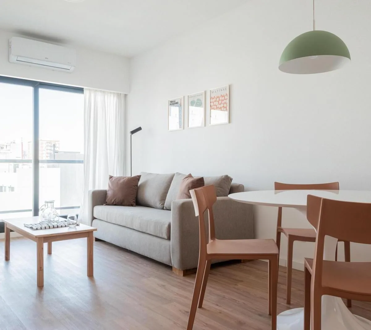 Departamento de 3 ambientes amoblado en Villa Crespo