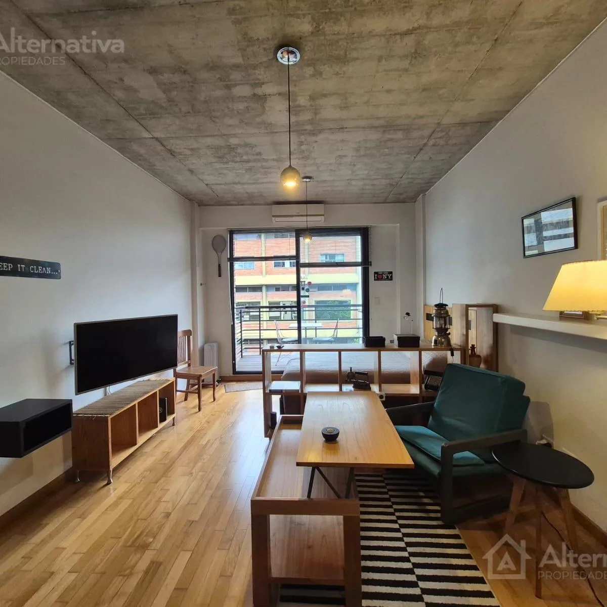 Furnished studio apartment in San Telmo