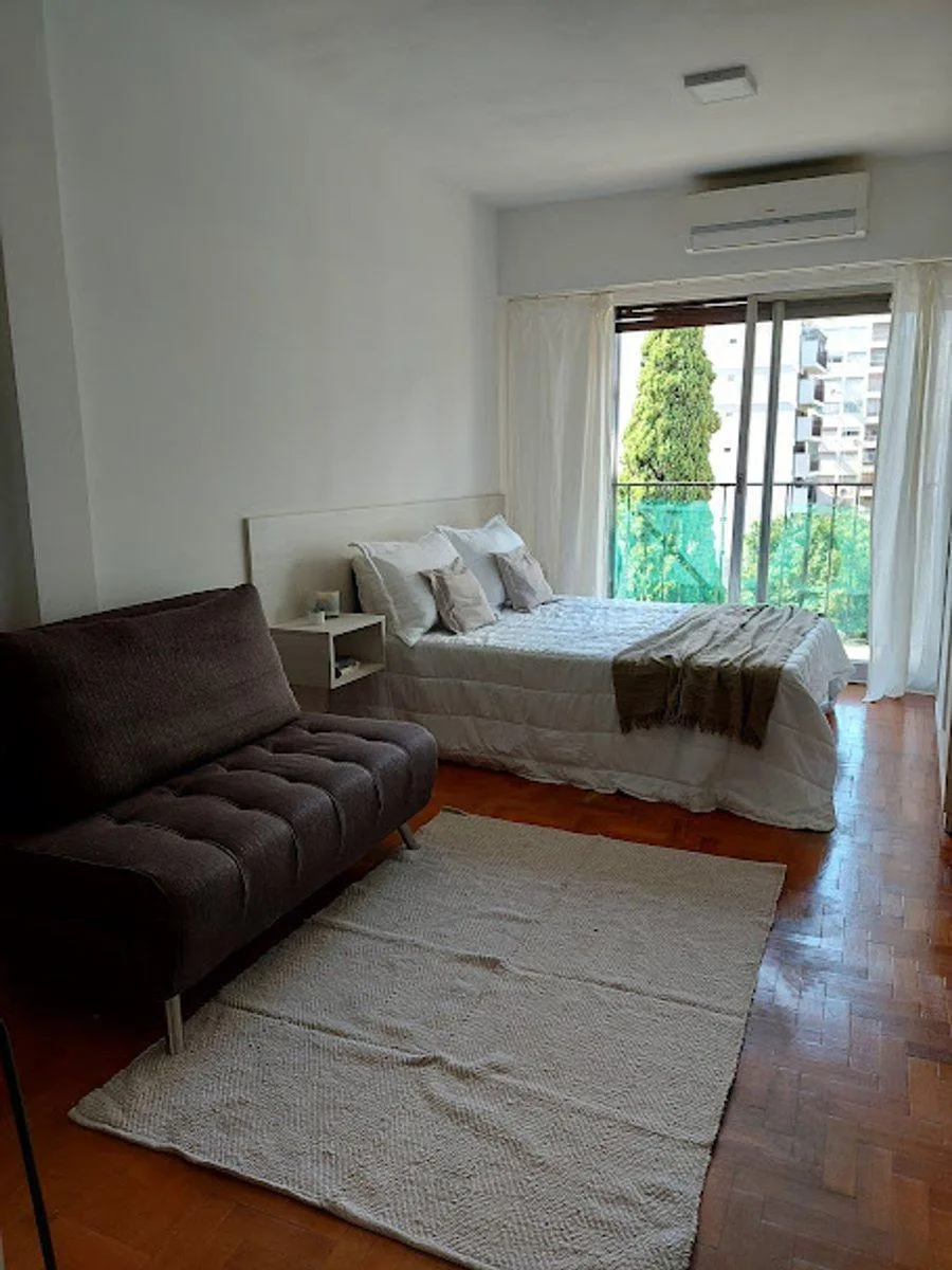 Furnished studio apartment with balcony in Núñez