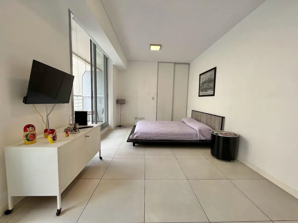 Monoambiente amoblado en Villa Urquiza con balcón al contrafrente