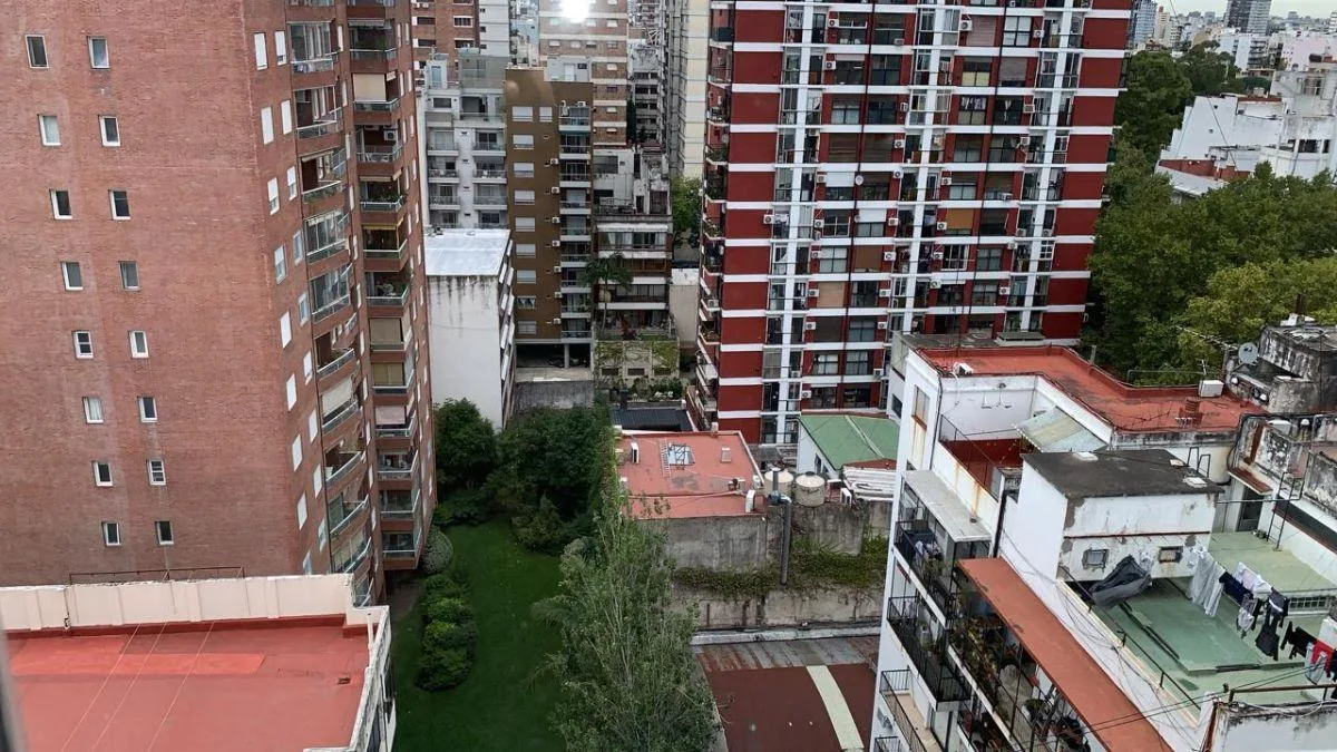 Apartamento de três ambientes com 2 quartos em Colegiales