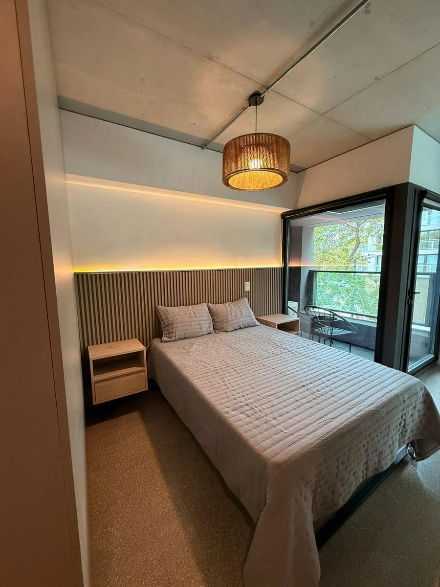 Furnished studio apartment with parking in Puerto Madero