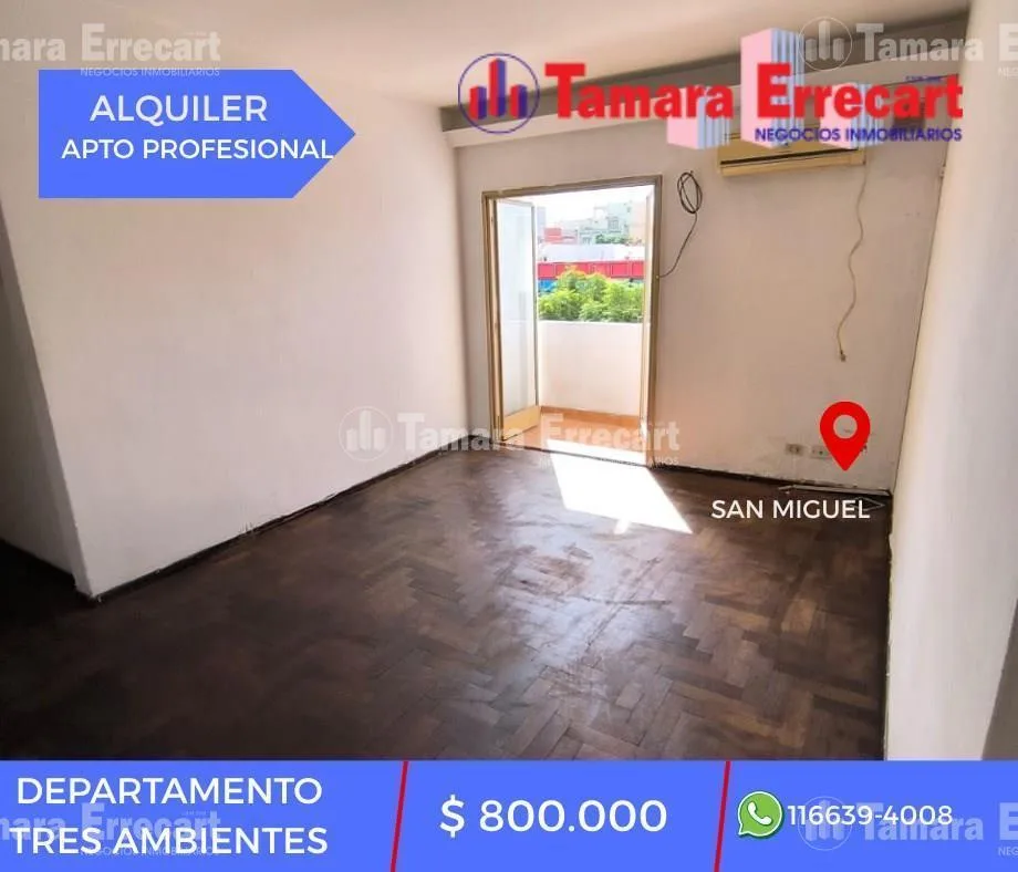 Departamento en Alquiler en San Miguel, G. B. a. Zona Norte, Argentina