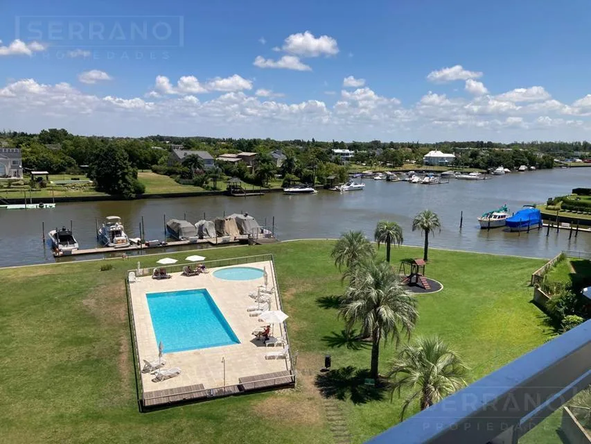 Two-room apartment with river view in Islas del Canal, Nordelta