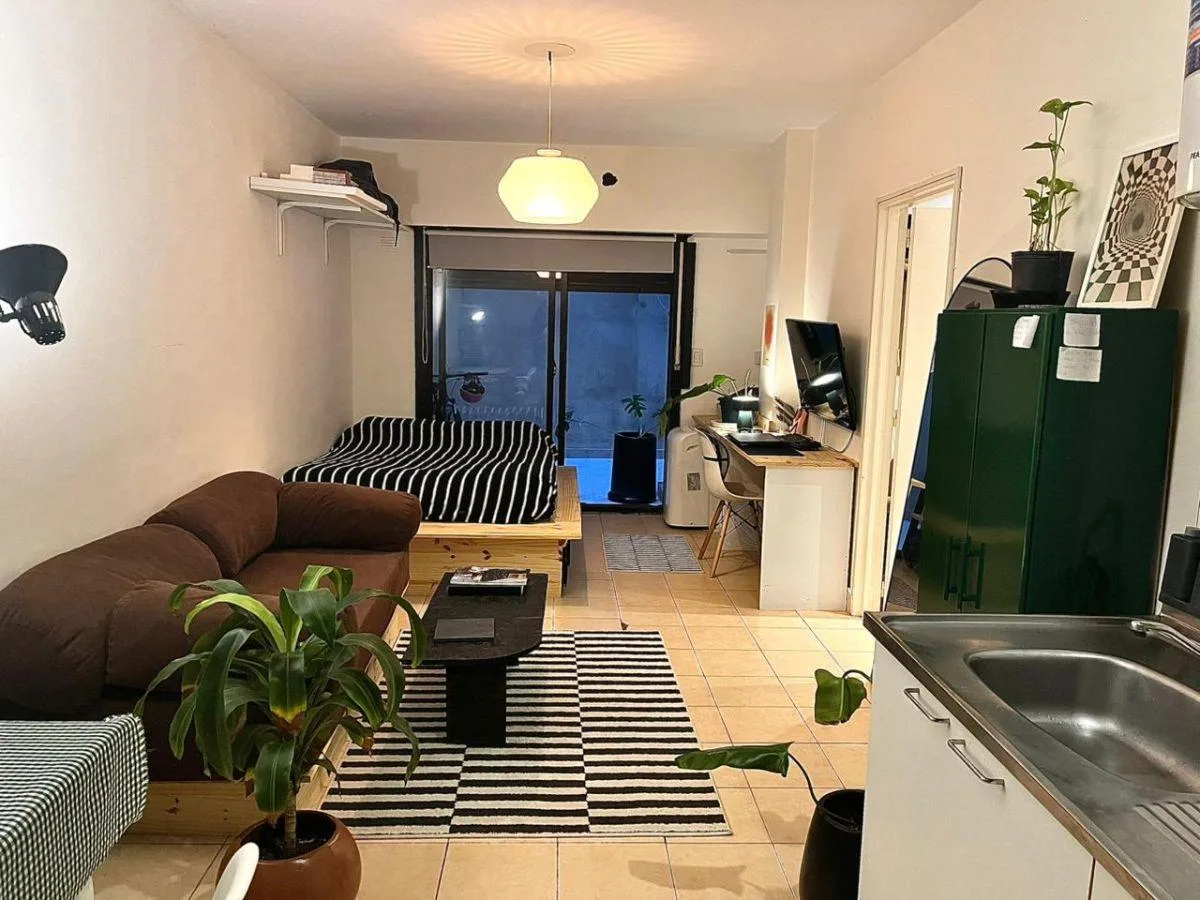 Studio apartment with patio in Belgrano