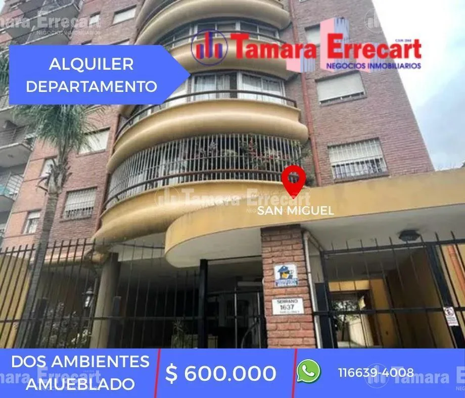 Departamento en Alquiler en San Miguel, G. B. a. Zona Norte, Argentina