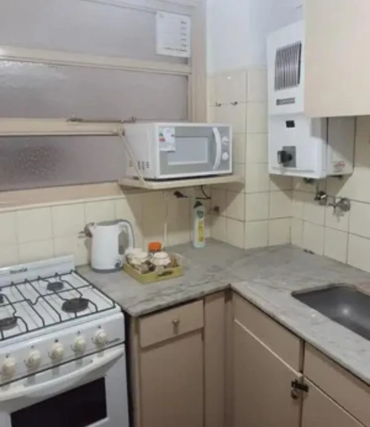 Apartamento de dois ambientes mobiliado em Caballito