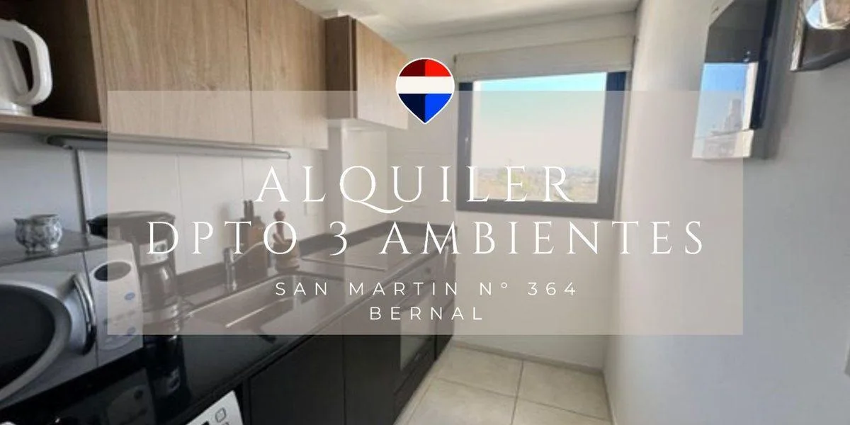 Three-room apartment with parking in Bernal Centro