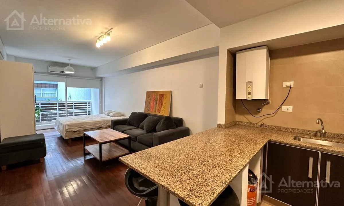 Departamento monoambiente con piscina en Belgrano