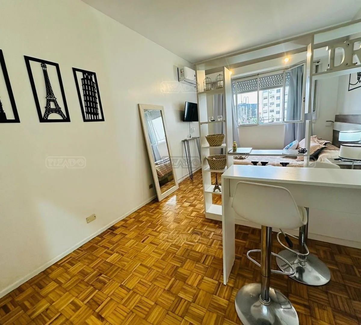 Apartamento tipo kitnet mobiliado em Palermo