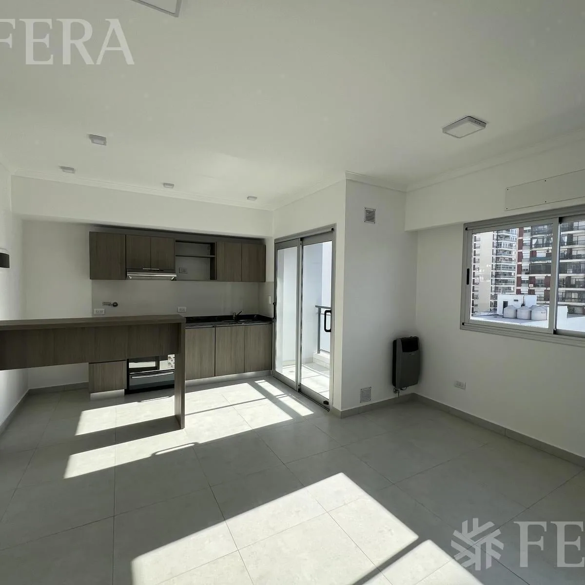 Квартира-студия с балконом в Wilde