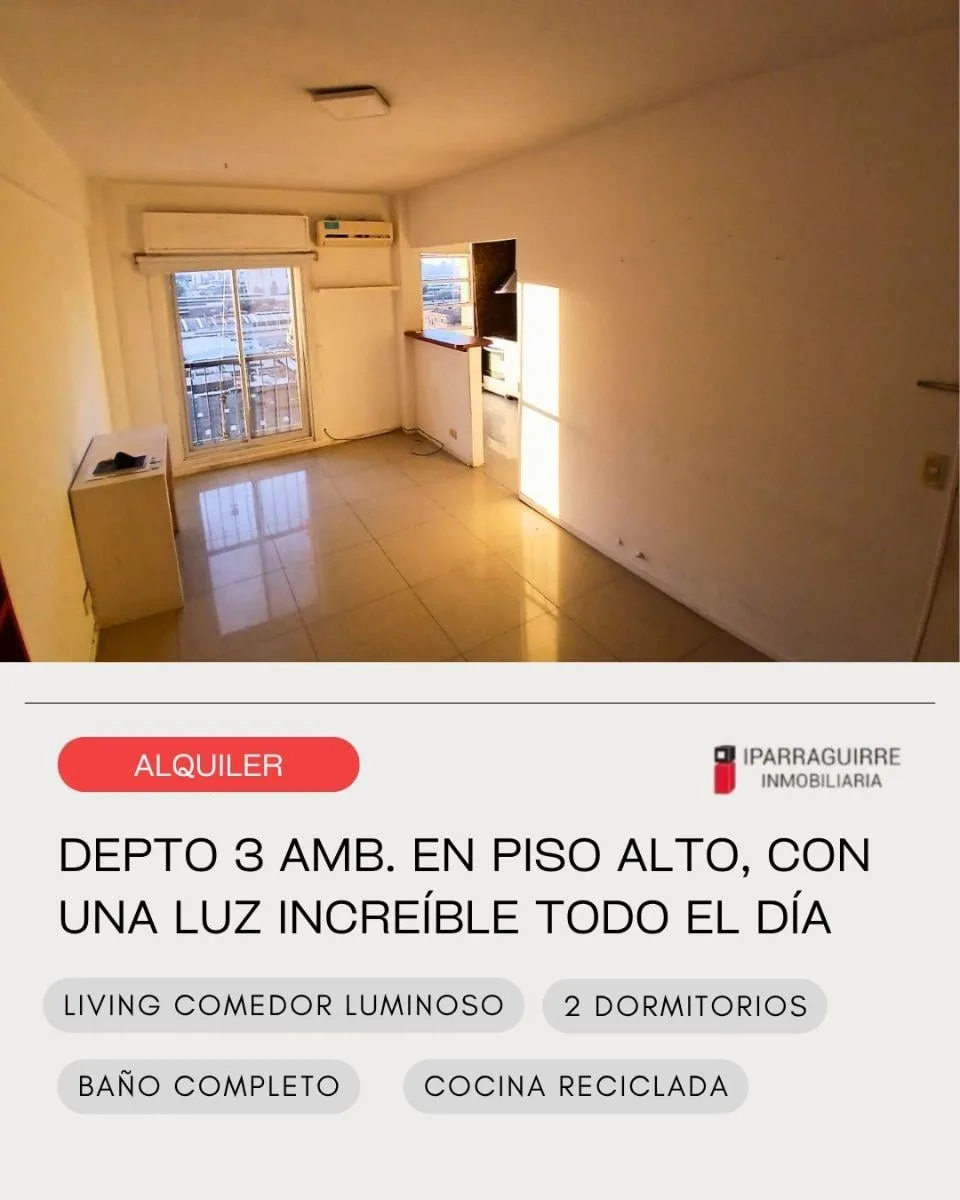 Departamento de 3 ambientes en Avellaneda