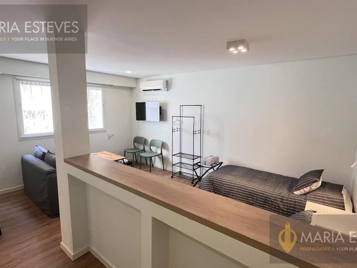 Monoambiente reciclado amoblado en Retiro