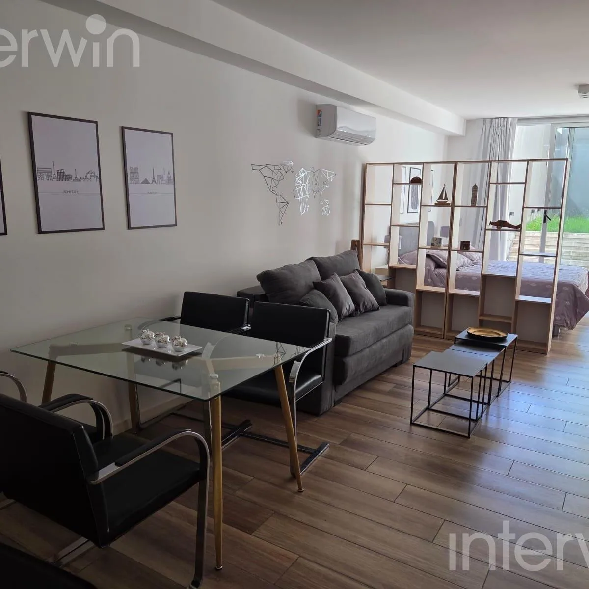 Квартира-студия с мебелью в Villa Crespo