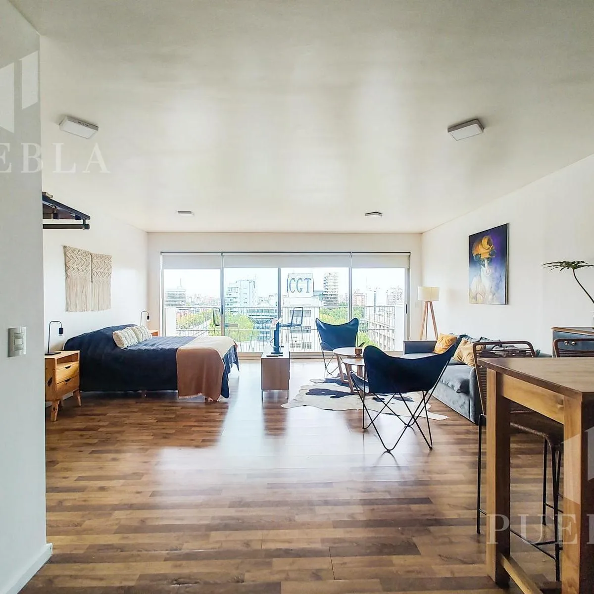 Furnished studio apartment in Puerto Madero