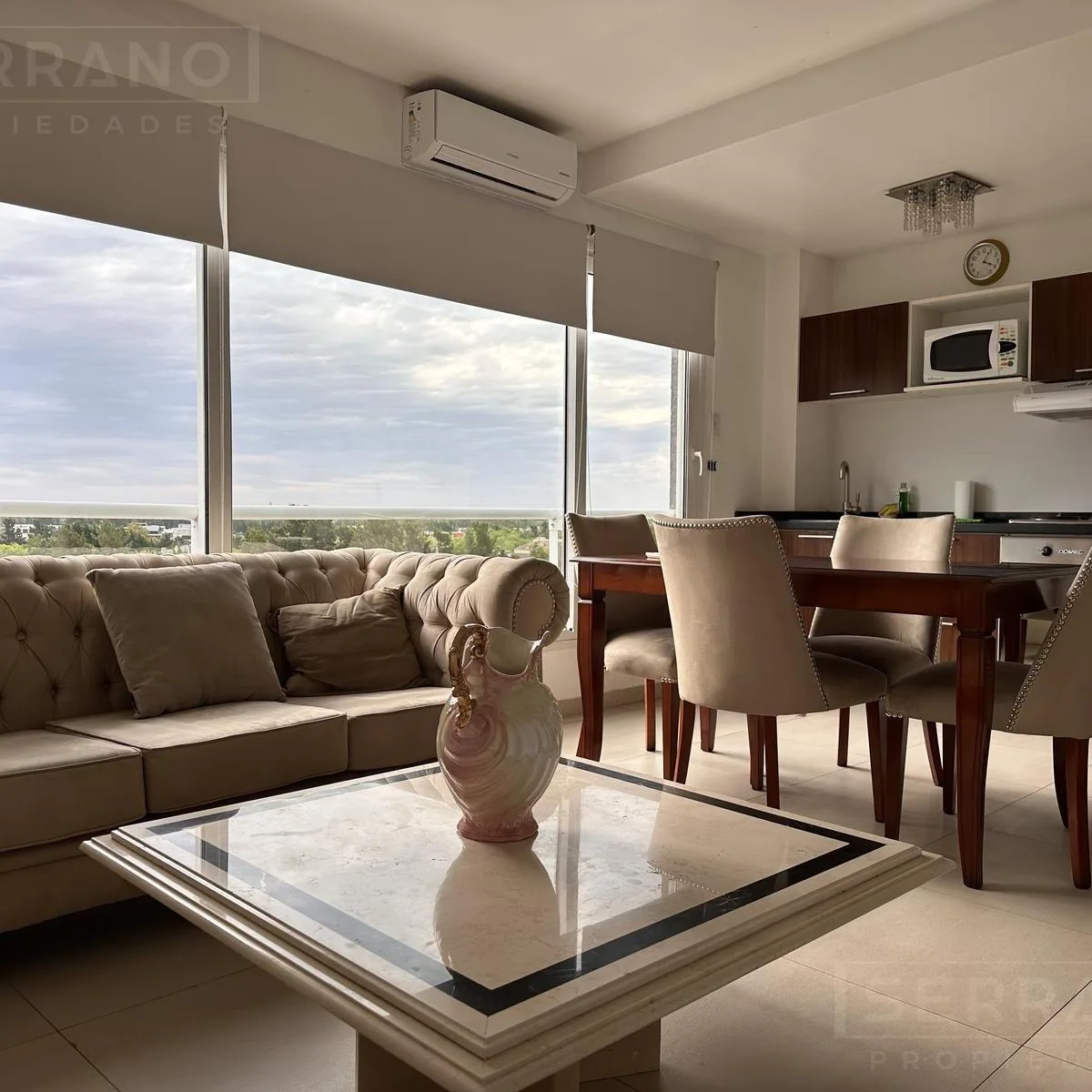 Alquiler Anual Depto 2 Ambientes Amoblado con Terraza Propia en Vista Bahía, Nordelta