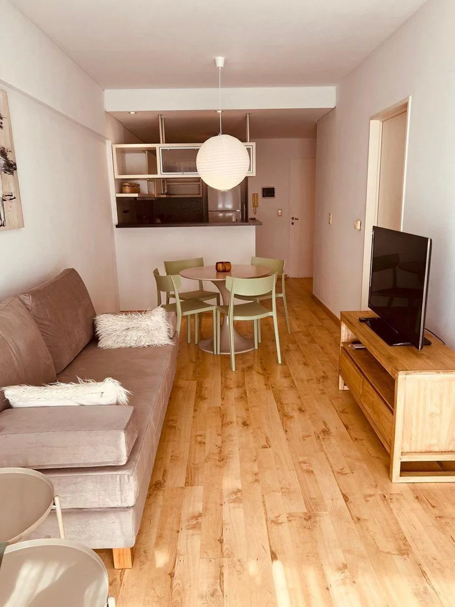 Kitnet em “L” com varanda e vista aberta para aluguel em Buenos Aires