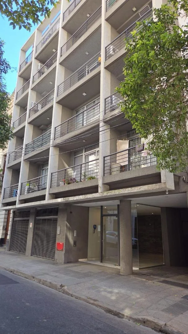 Studio apartment in Buenos Aires with courtyard-facing balcony