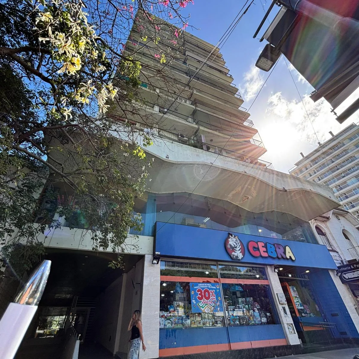 Apartamento de 2 ambientes com dois pátios em Vicente López