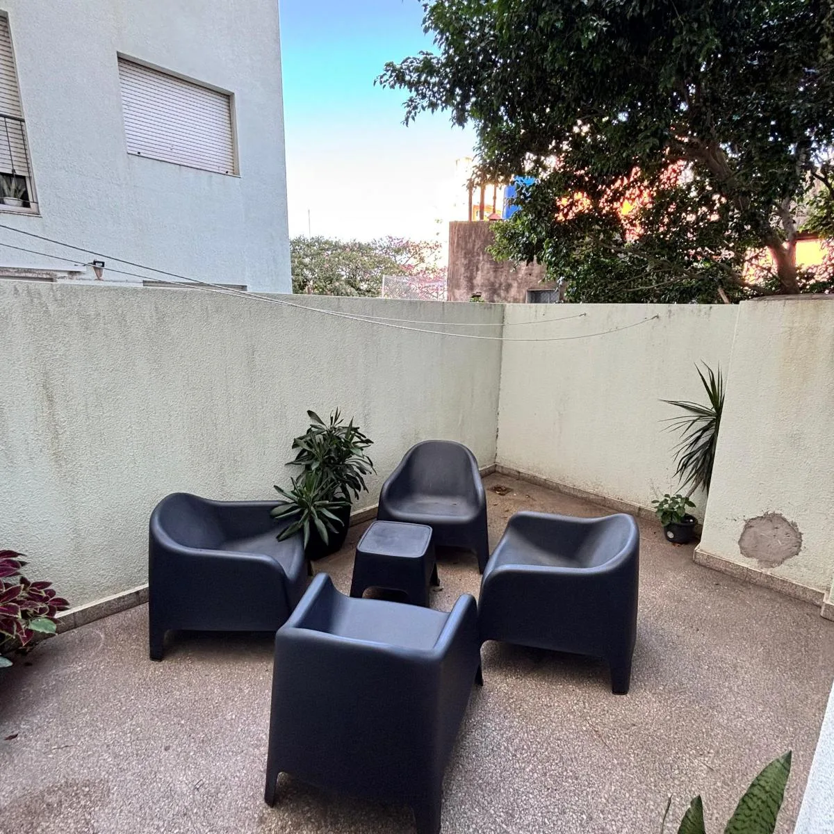 Two-room apartment with two patios in Vicente López