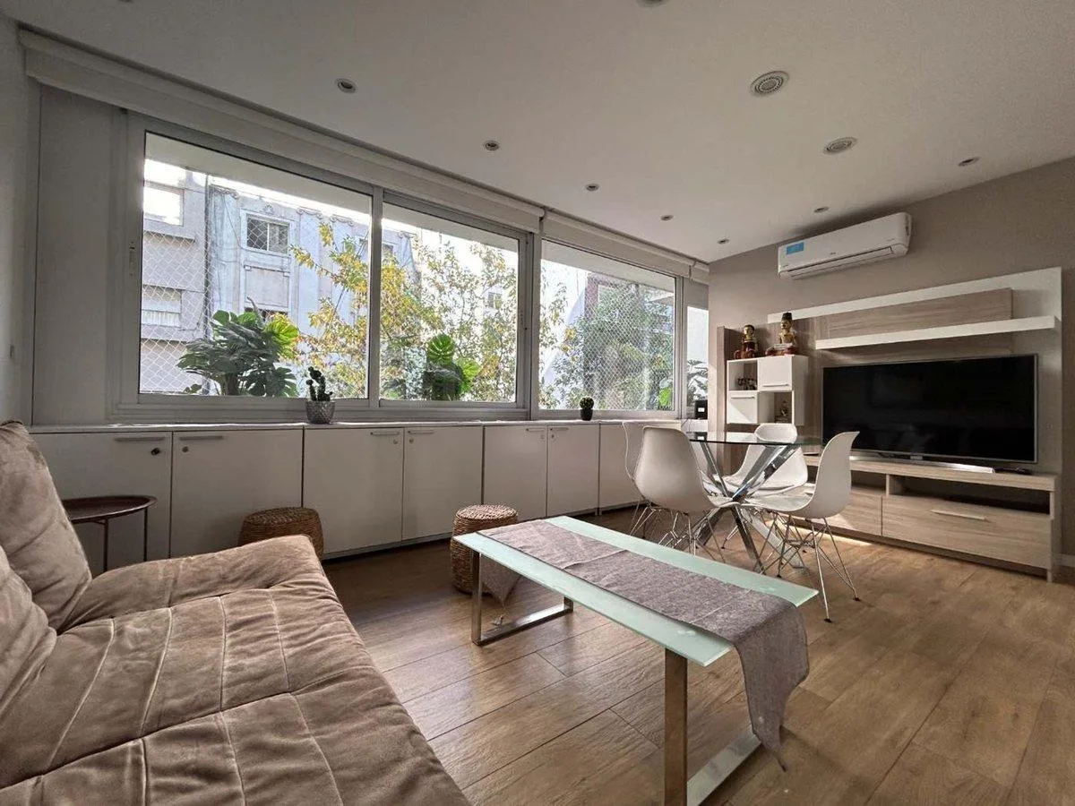 Apartamento de dois ambientes mobiliado em Recoleta