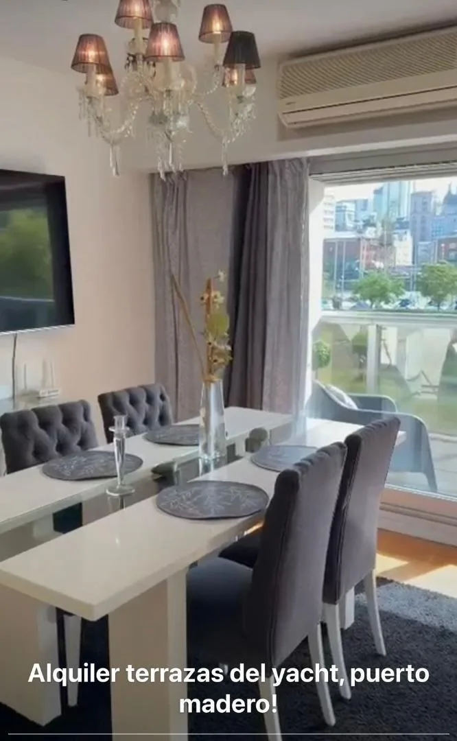 Apartamento mobiliado de três ambientes em Puerto Madero