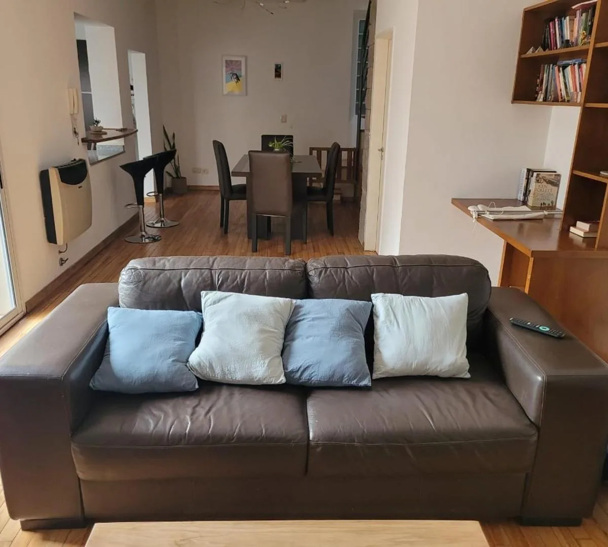 Furnished two-room apartment with patio in Colegiales