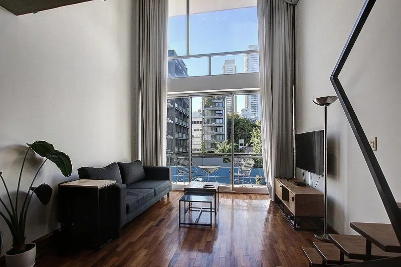 Apartamento duplex de 2 ambientes mobiliado em Palermo