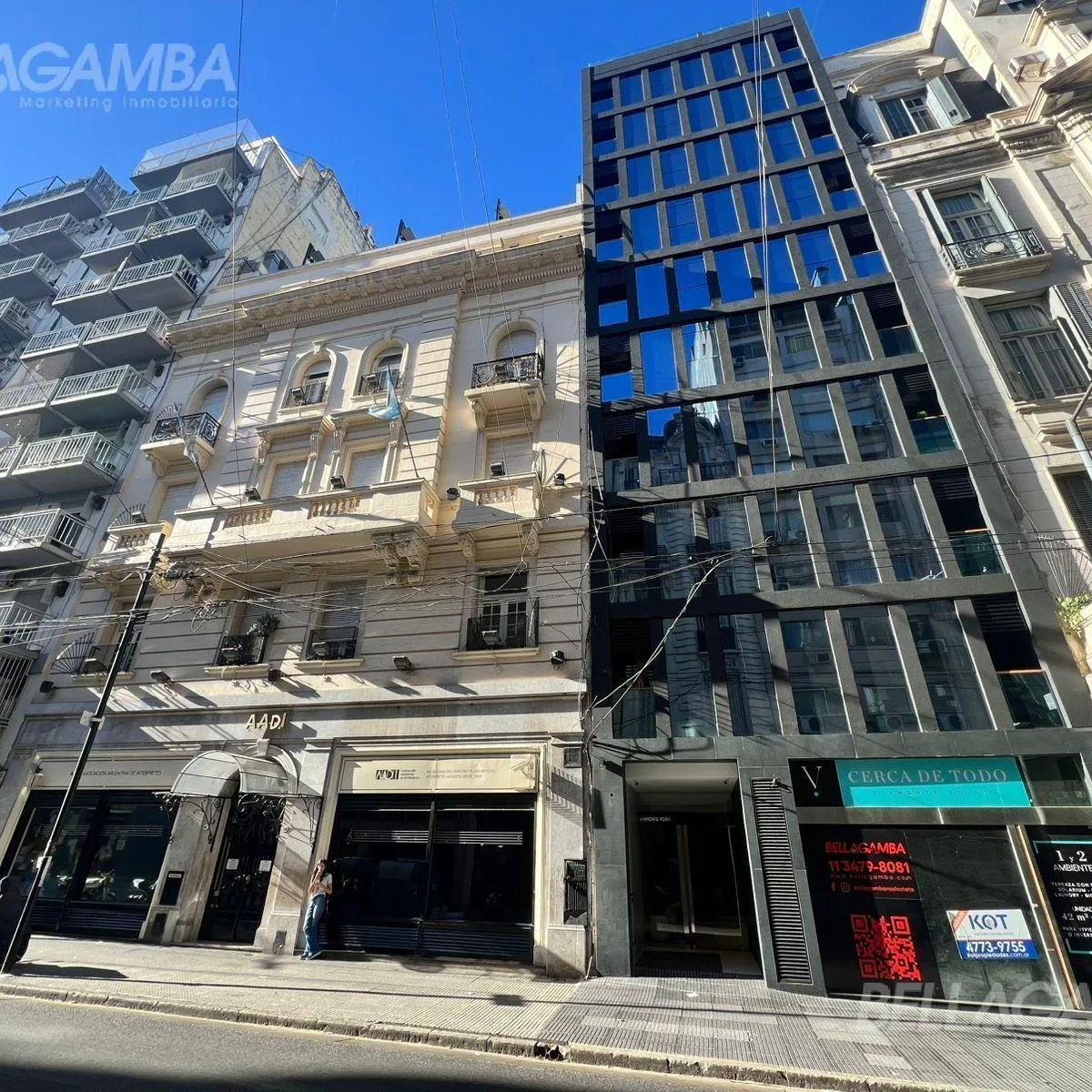 Квартира с 1 спальней с балконом в San Nicolás