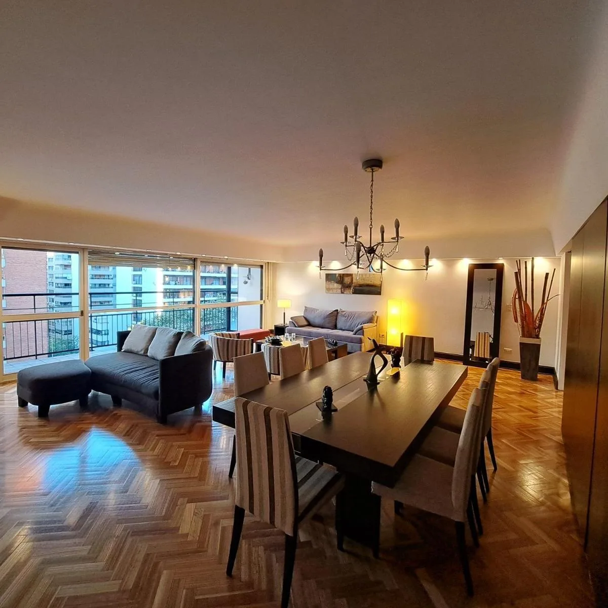Torre Pampuro - Alquiler Amoblado 5 Ambientes con Cochera - Belgrano