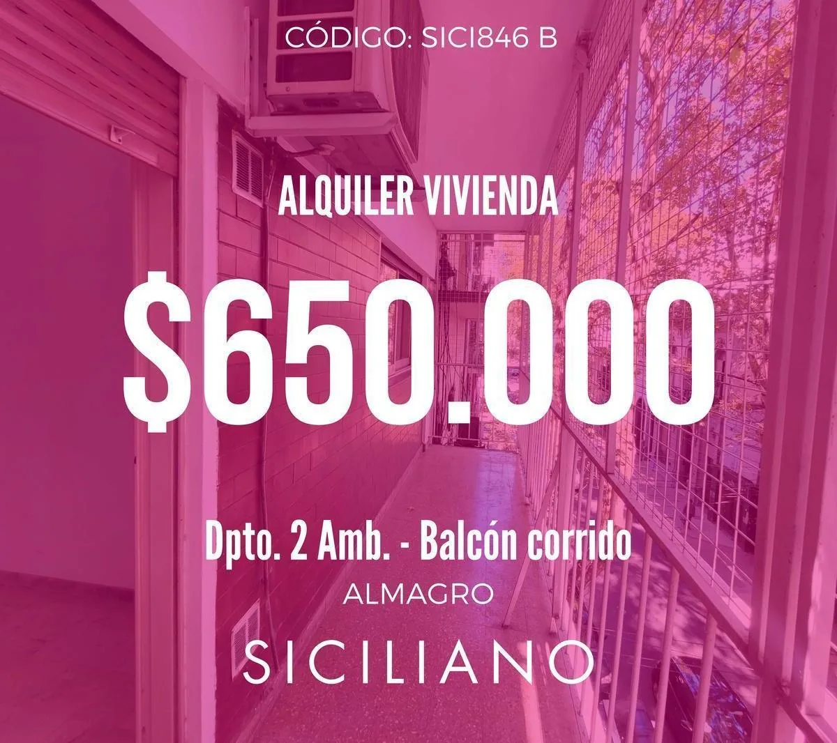 Departamento en Almagro