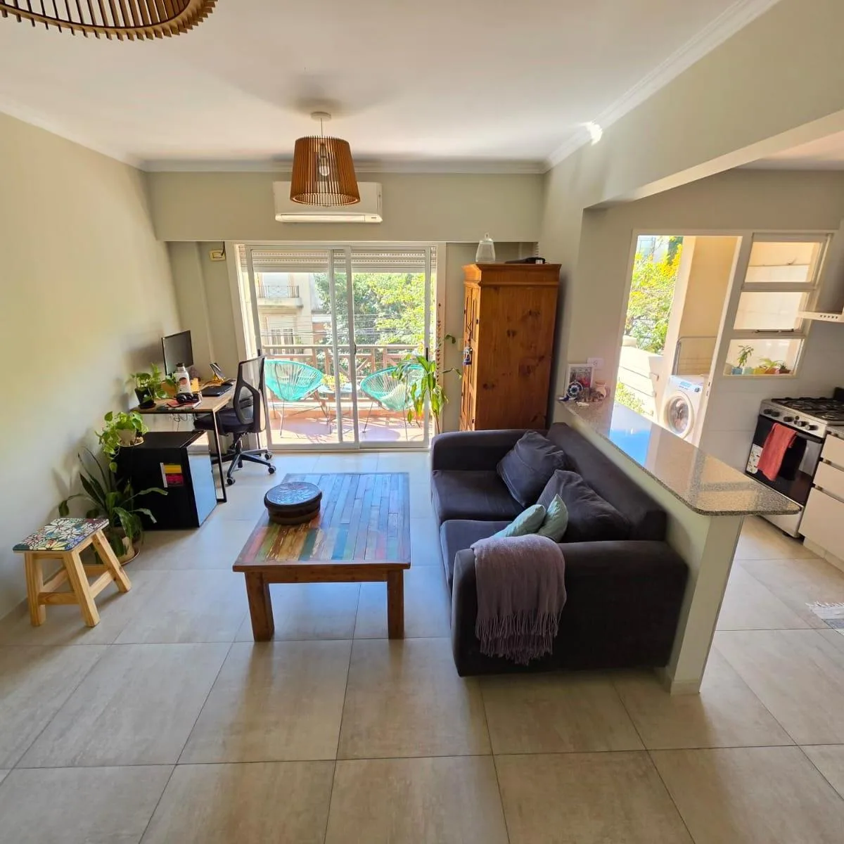 Alquiler Departament de 2 Ambientes, Piso Unico con Balcon - Villa Pueyrredon