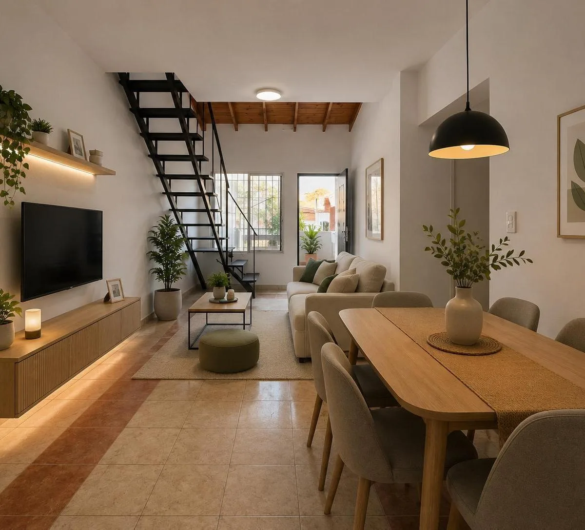 Four-room PH with balcony and terrace in Caseros