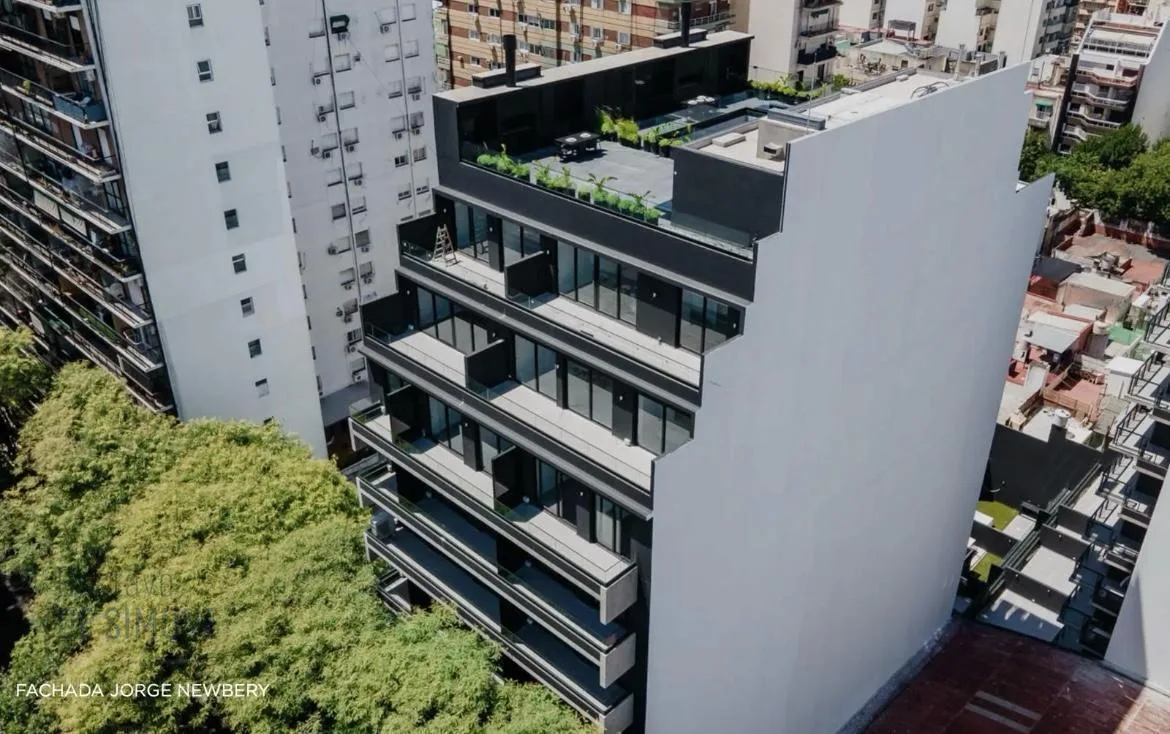 Apartamento de dois ambientes com varanda em Palermo