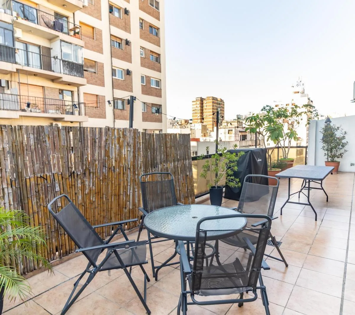 Furnished two-bedroom apartment with terrace in Belgrano