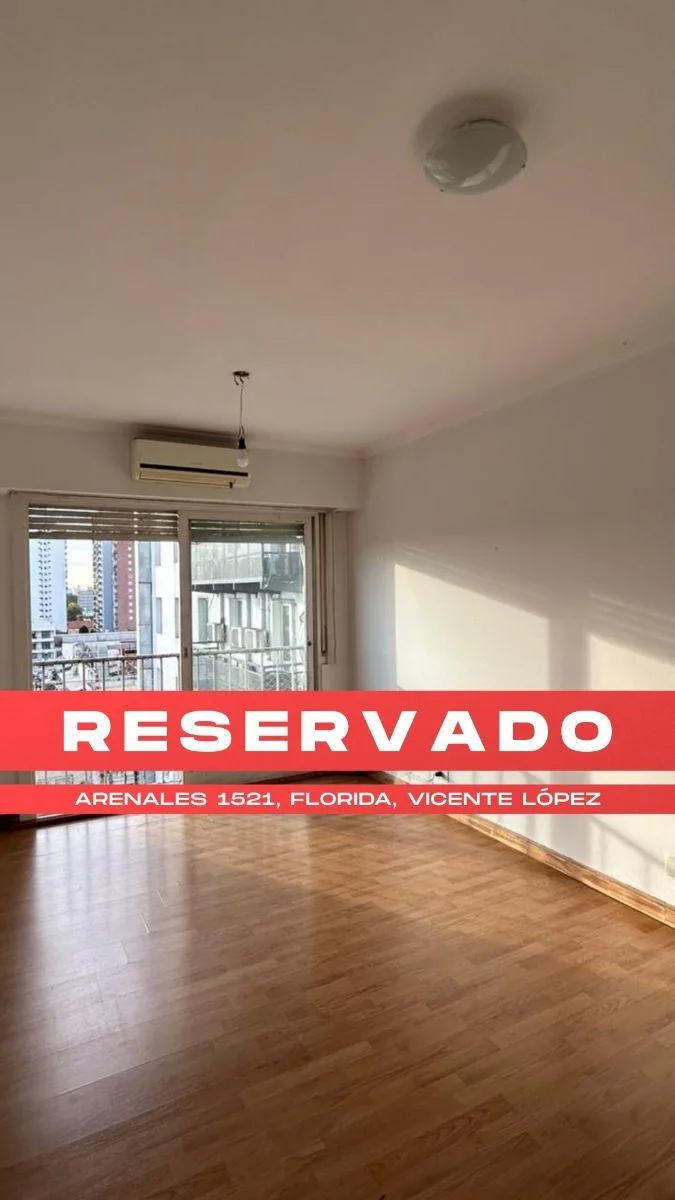 Two-room apartment with balcony in Vicente López