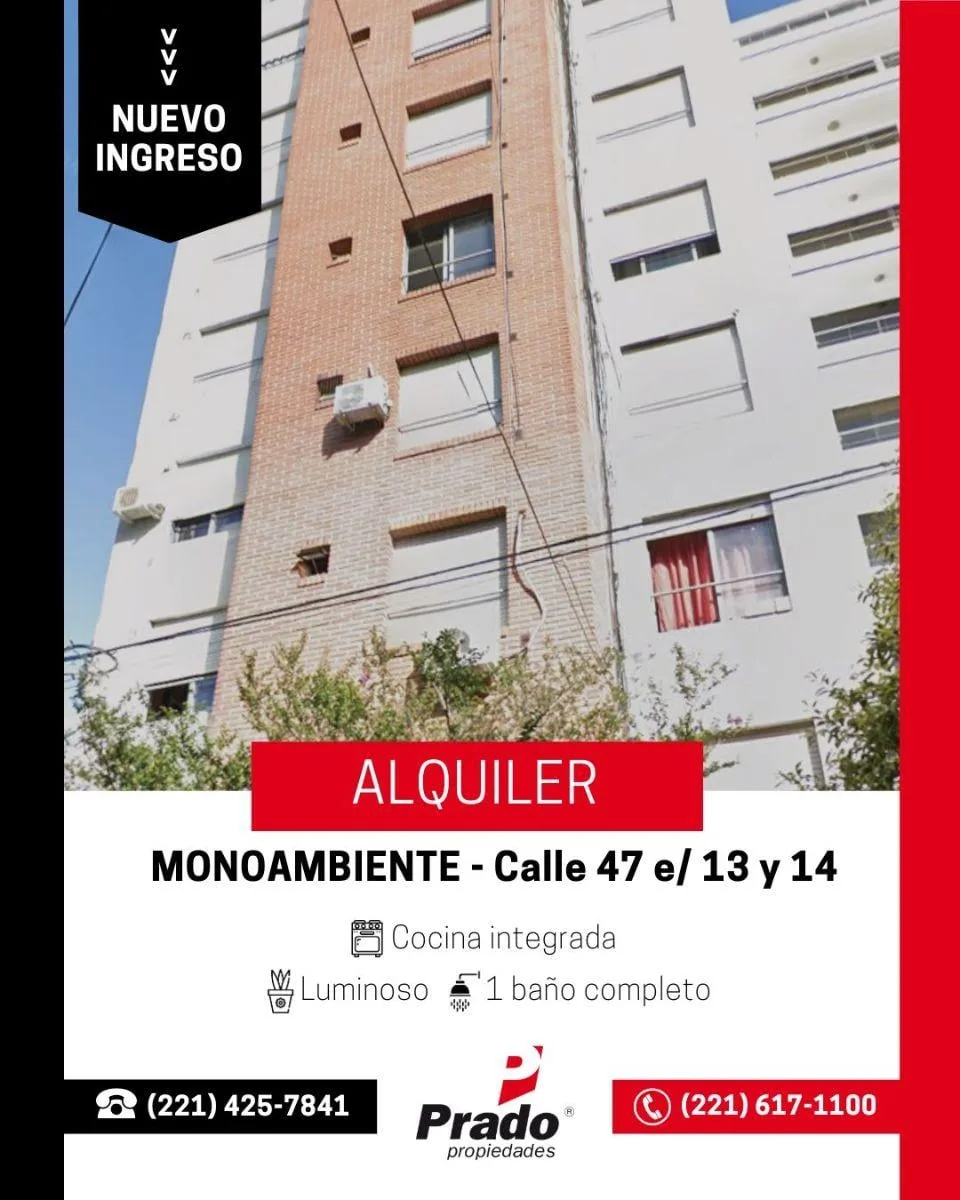 Monoambiente Luminoso - Ubicado Zona Centro