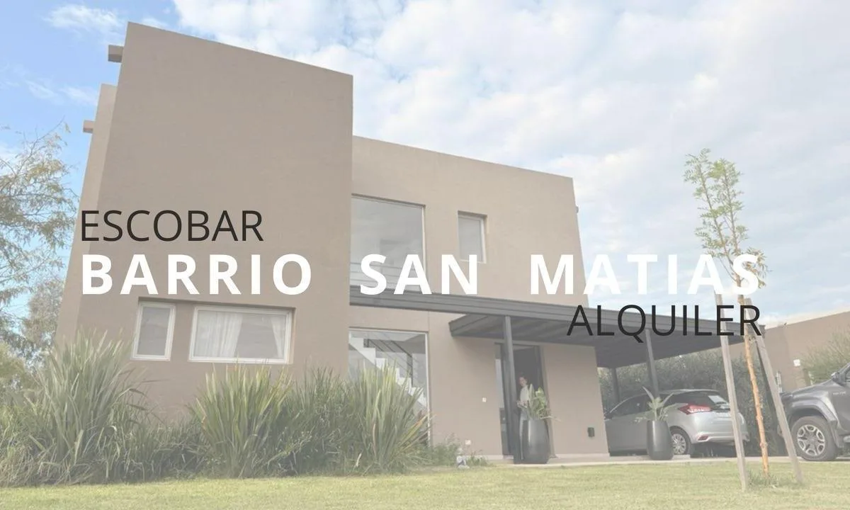 Three-bedroom house in Escobar